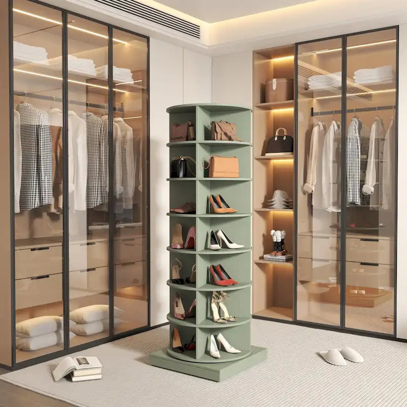 360 Rotating shoe cabinet 7 layers