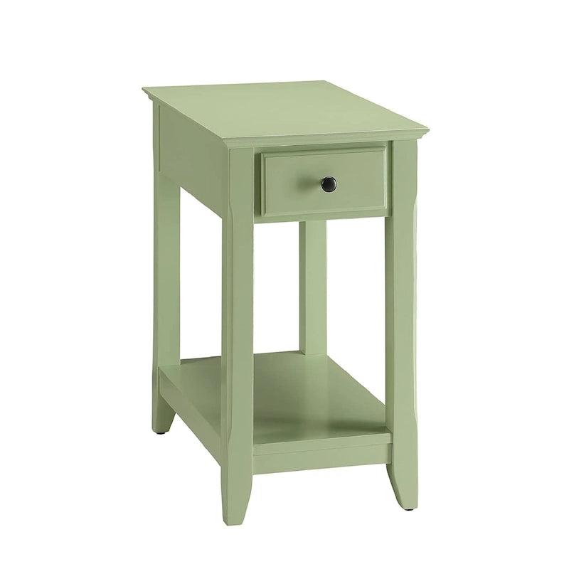 Wooden Side Table with 1 Drawer