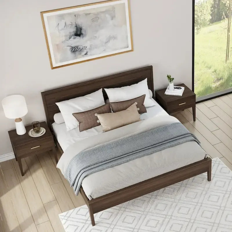 Plank and Beam King Size Bed