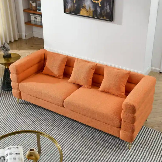 Modern Oversized Streamline 3-Seat Sofa