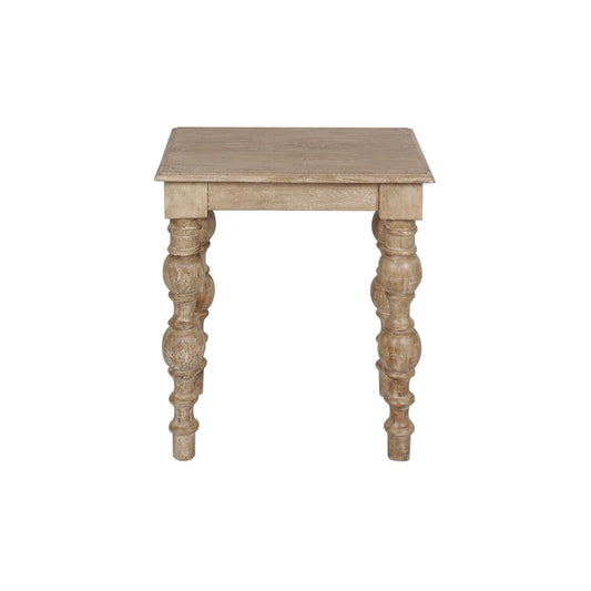 Solid Wood Natural Side Table